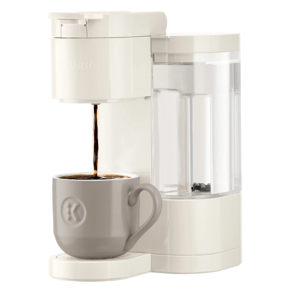 Keurig K-Express Essentials White Coffee Maker Warm Stone 6-10oz Free Shipping